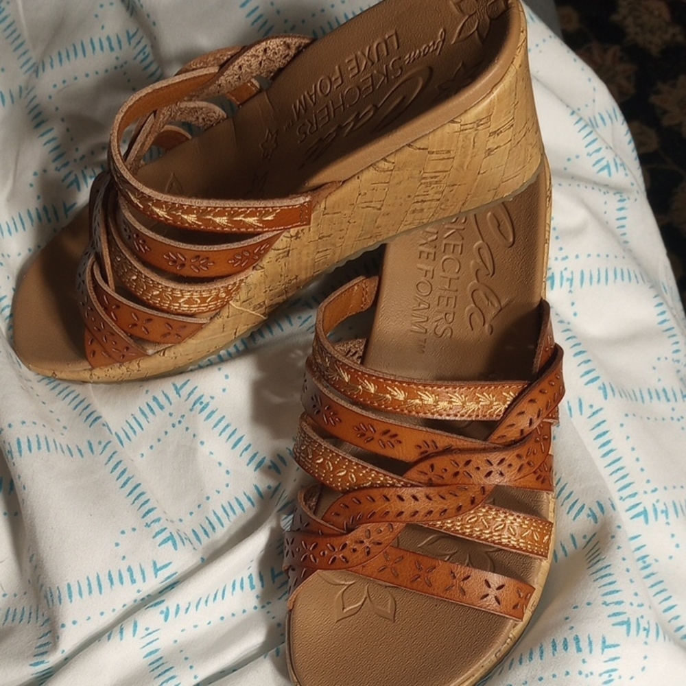 Skechers Women's Brown Strappy Sandals